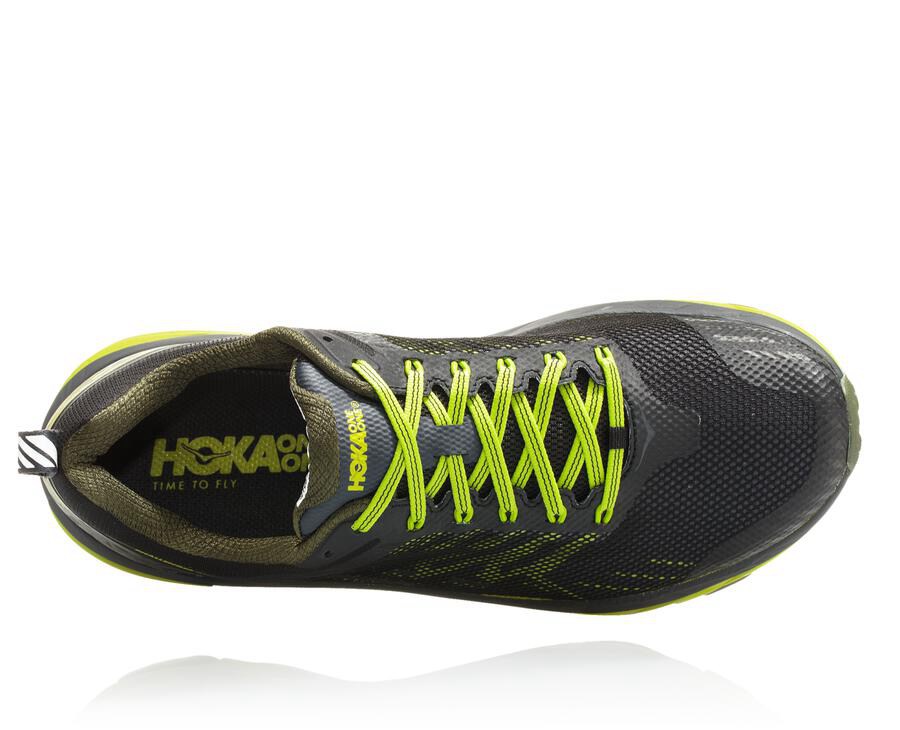 Hoka One One Challenger Atr 5 Trailskor Herr - Svarta/Gröna - GOJZX-8245